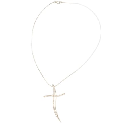Behave Dames Ketting - Zilverkleur Hanger - Nikkelvrij - Handgemaakt 50 cm