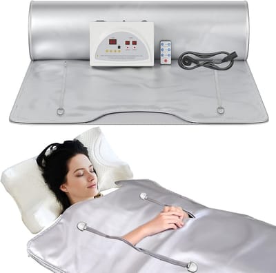 Infrarood Sauna Deken – 2 Zones – Voor Detox & Ontspanning Thuis – Met Ritssluiting – 220V