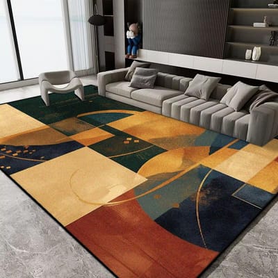 Europees Stijl Grote Woonkamer Kleden Huisdecoratie Luxe Slaapkamer Kort Velours Tapijt Wasbare Mat voor Vloer Lounge Kleed 200*230cm