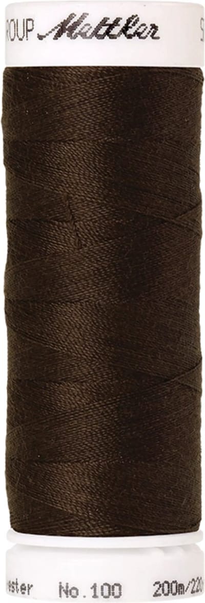Amann Mettler Seralon Naaigaren – Dark Amber (1048) – 200 m – No. 100 – 100% Polyester – Per Stuk