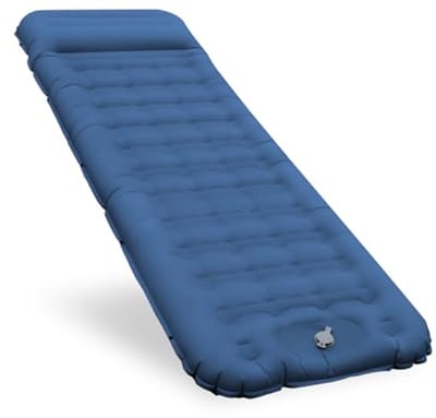 Comfortabele Extra Dikke Opblaasbare Slaapmat voor Camping - Ingebouwde Voetpomp, Compact en Licht