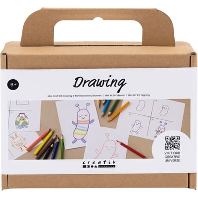 CC Mini Craft Kit Drawing, Monsters, 1 pack