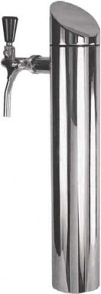 Tapzuil - Bierzuil - Biertapzuil - Tapbiertoren - Beertower - Mat geborsteld, 1-kraans gepolijst of TIN goud