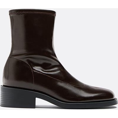 Stradivarius Stretch enkellaarsjes  BRUIN 35
