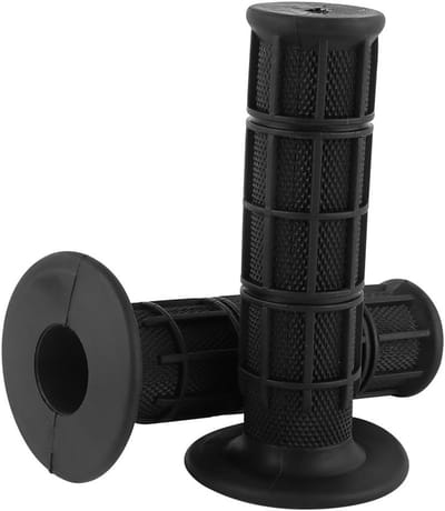 Stuurgrepen Motorfiets - Universele Handgrepen - Veilig Rijden - Antislip Oppervlak - 22 mm 7/8 inch - Zwart