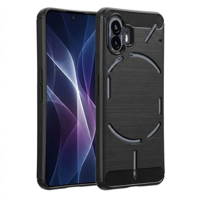 imoshion Hoesje - Geschikt voor Nothing Phone (2) - Brushed Backcover - Zwart