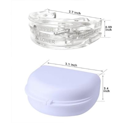 Orthodontische Beugel Apparaat Tandheelkundige Beugels Siliconen Uitlijningstrainer Tanden Retainer Bruxisme Mondbeschermer Tanden Rechtzetter white