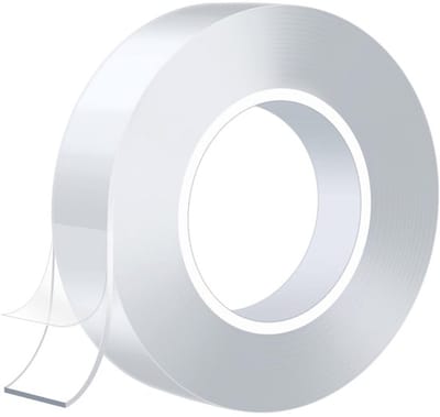 Allecto - Dubbelzijdig plakband - sterk - 5 meter - Transparant