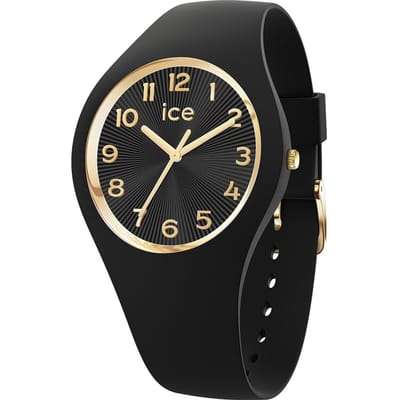 Ice Watch ICE champagne - Black 025257 Horloge - Siliconen - Zwart - Ø 37 mm