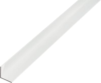 Hoekprofiel Aluminium Zilver Geanodiseerd 1000 x 20 x 20 mm voor Constructie en Afwerking