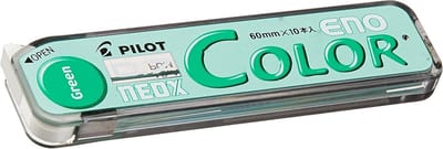 Pilot Color Eno – Groene Potloodvullingen 0.7mm – Etui met 10 Vullingen