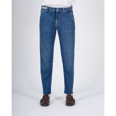 jeans man blauw denim