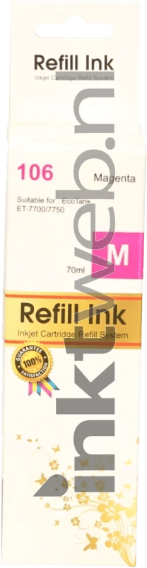 FLWR - Inktfles / 106 Ecotank / Magenta - Geschikt voor Epson