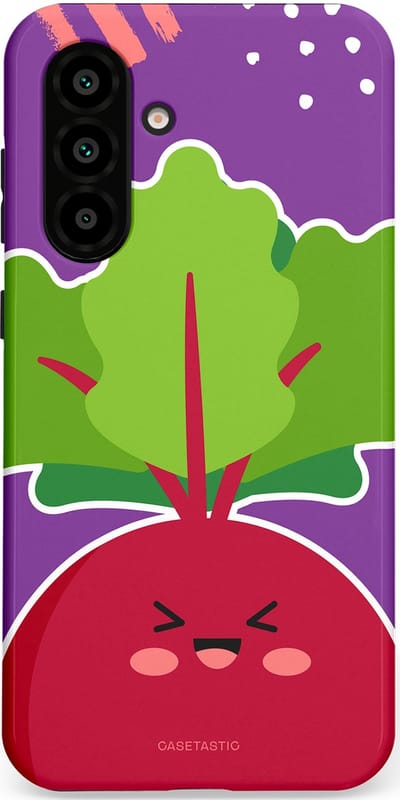 Casetastic Hoesje Geschikt voor Samsung A56 / A36 - Stijlvolle Beschermende Duo-layer Case - Kawaii Groenten Look