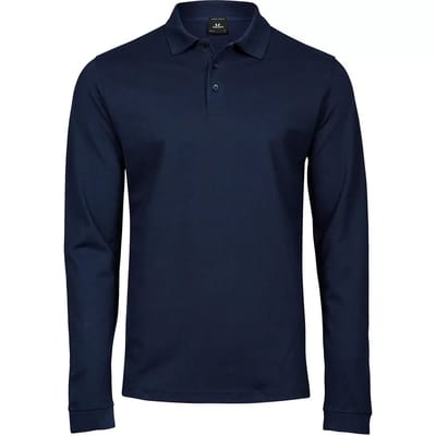 Tee Jays - Men´s Luxury Stretch Long Sleeve Polo - Navy - S
