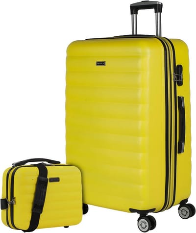 Reiskoffer Set - Bagageset Trolley - Veilig Vervoer - Uitbreidbaar Ontwerp - 3 Delig 50/60/70 - Zwart