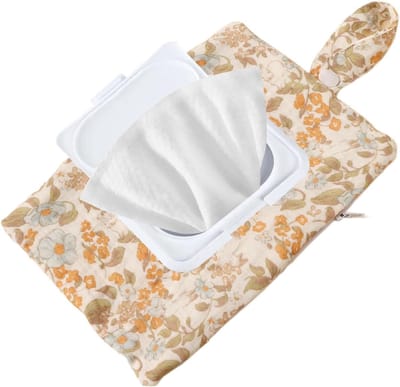 Luiertas Organizer - Kinderwagen Tas - Baby Verzorging - Hangend Systeem - Compact Formaat - Gele Bloem