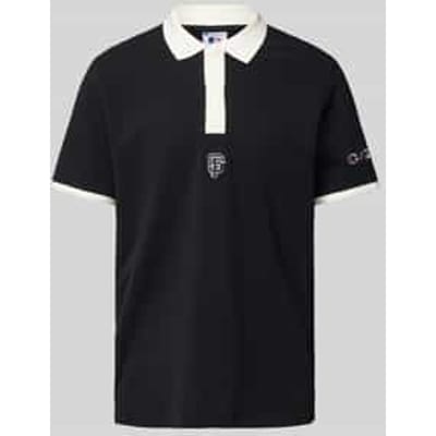 Poloshirt met labelstitching