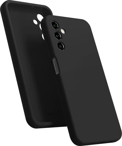 Hoesje geschikt voor Samsung Galaxy A14 hoesje Siliconen cover Zwart soft backcover