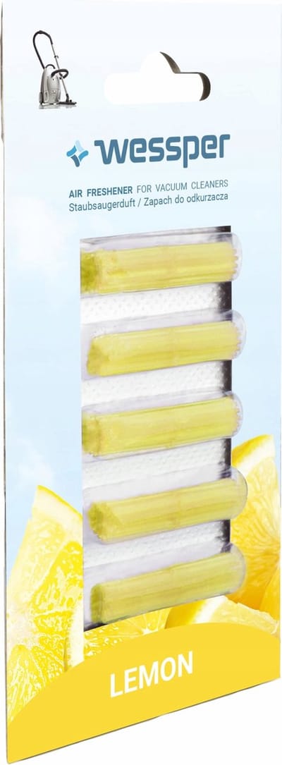 Geurstaafjes - parfum - luchtverfrisser voor stofzuiger (citroen) - 1x 5 stuks