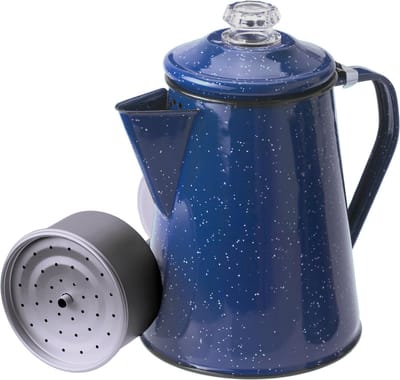 GSI Outdoors Percolator Koffiezetter - 8 Kopjes, Blauw