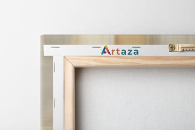 Artaza Canvas Schilderij Drieluik Abstracte Kunst van een Cementen Muur - 120x60 - Foto Op Canvas - Canvas Print