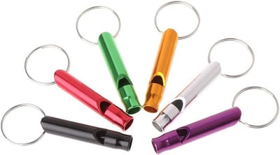 Multicolor Ultrasone Hond Training Fluitjes - Set van 6 Fluitjes Voor Grote en Kleine Honden