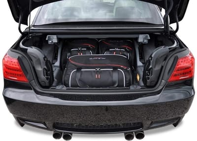 BMW 3 CABRIO 2006-2013 3-delig Reistassen Op Maat Auto Interieur Kofferbak Organizer Accessoires