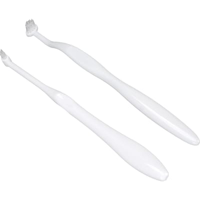 Getufte Tandenborstel Orthodontische Beugel Reiniging Vlekverwijdering Interdentale Tandenborstel voor Mondverzorging white