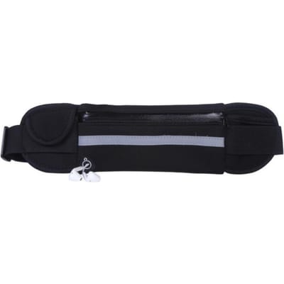 Sac de sport de plein air, sac de support de téléphone, accessoires de sport, étui de ceinture élastique étanche One Size noir