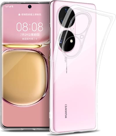 Hoesje Geschikt voor Huawei P50 Pro Hoesje Transparant Siliconen cover - HoesjeHoesje Geschikt voor Huawei P50 Pro Transparant case