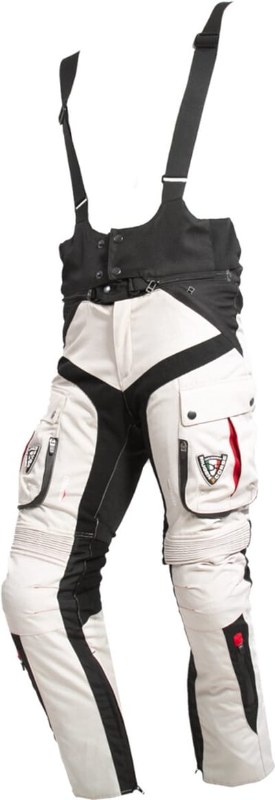 MUGENRACE Viaggiare Zwart Beige Waterdichte Textielbroek - Broek