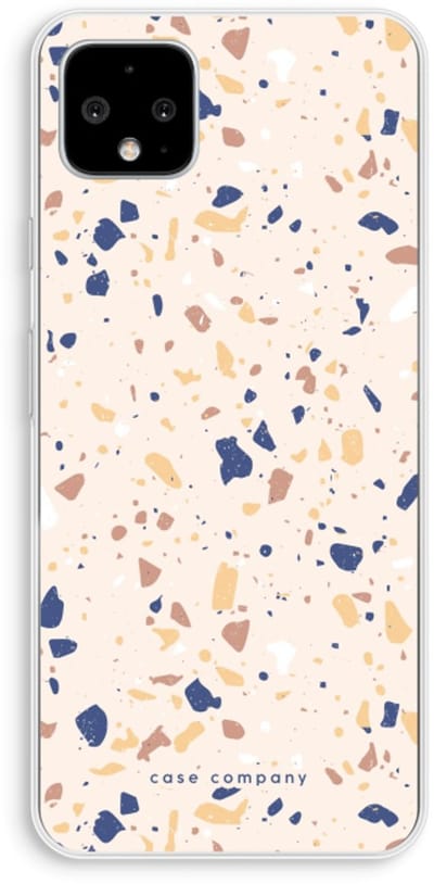 Case Company® - Hoesje geschikt voor Google Pixel 4 XL hoesje - Terrazzo N°23 - Soft Cover Telefoonhoesje - Bescherming aan alle Kanten en Schermrand