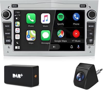 Cestovet Autoradio - Geschikt Voor Opel Meriva Corsa C D Astra G H - Draadloos Apple Carplay & Android Auto - Android 15.0 Systeem - Mit achteruitkijkcamera - Radio met navigatie - 7 inch HD touchscreen - Ram 2GB + Rom 64GB - DAB+