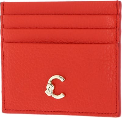 COCCINELLE Leren Kaarthouder C-Me Credit Card Holder Gazpacho Oranje