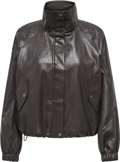 Only Jas Onlmini Faux Leather Jacket Cc Otw 15373805 Raven Dames Maat - XS