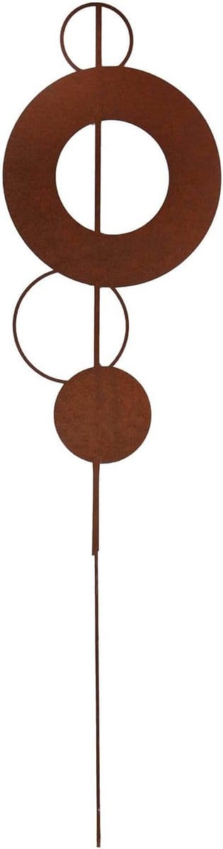 Tuin plug rust design met cirkels - Tuindecoratie voor tuin, terras of balkon