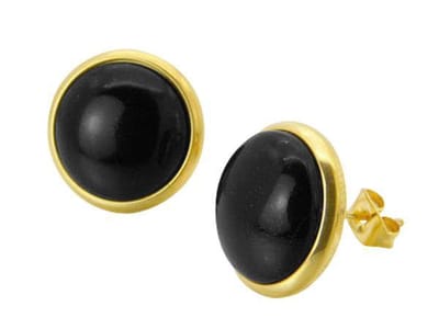 Amanto Oorbellen Dayne - 316L Staal Goudkleurig PVD - Ø14mm