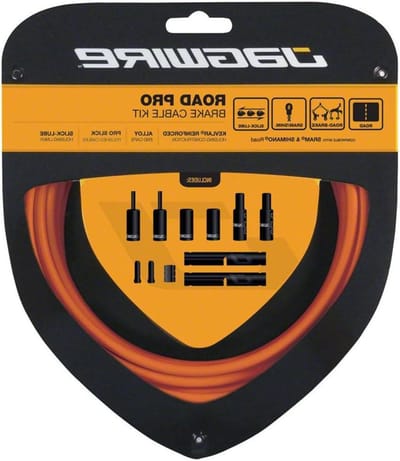 Kabelset Fiets - Remkabelset Versnellingskabelset - Fietsonderhoud - Kevlar Versterkt - 5 mm - Oranje