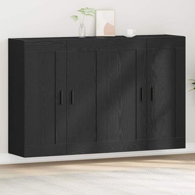 vidaXL - Wandkast - 2 - st - Artisan - Eiken - 69,5 - x - 34 - x - 90 - cm - Bewerkt - hout