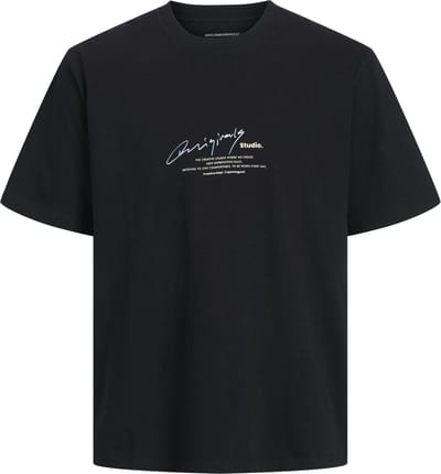 JACK&JONES - JORMANCHESTER SCRIPT TEE SS CREW NECK - Heren - T-shirts