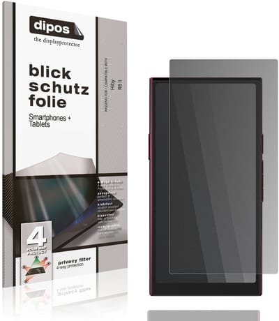 dipos – Matte Privacy Screenprotector geschikt voor Hiby R8 II | Anti-Spy Beschermfolie