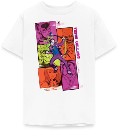 Batman Team Villain Met Joker En Strippanelen T-Shirt Tiener