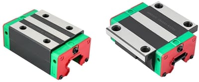 Lineaire Geleiderail Blokken - Schuifblok Koppelingen - Precisie Beweging - Set van 4 - 15-20 mm - Zilver