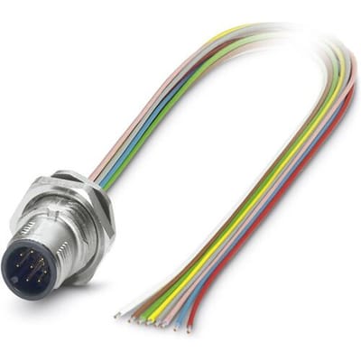 Phoenix Contact 1419700 Sensor/actuator inbouwconnector M12 Aantal polen (sensoren): 12 Stekker, inbouw 0.50 m 1 stuk(s)