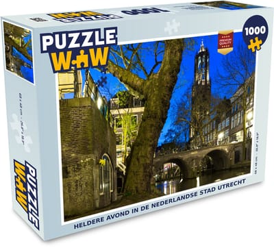 Puzzel Utrecht - Boom - Water - Legpuzzel - Puzzel 1000 stukjes volwassenen