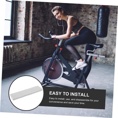 Fitnessfiets Remblokken - Hometrainer Pads - Stil Trainen - Slijtvast Viltmateriaal - 6 Stuks - Grijs