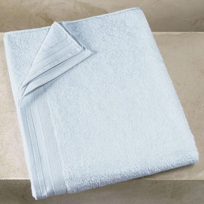 De Witte Lietaer Badlaken Contessa Powder Blue - 100 x 150 cm - Blauw - Katoen