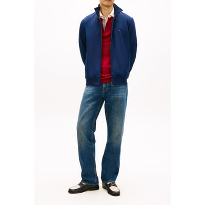 Tommy Hilfiger Essential Intechno Mix Zip Thru Carbon Navy Size: XL | Bomber Jackets Outlet | Heren | Blauw