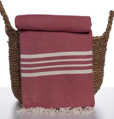 Lalay Hamamdoek Krem Sultan XXL Dusty Rose 220x170cm - dusty rose - 220 - 170 - XXL Strandlaken - Tweepersoons strandlaken - 2 Persoons Stranddoek - Picknickkleed - Festivalkleed - Plaid - Hamamdoek groot